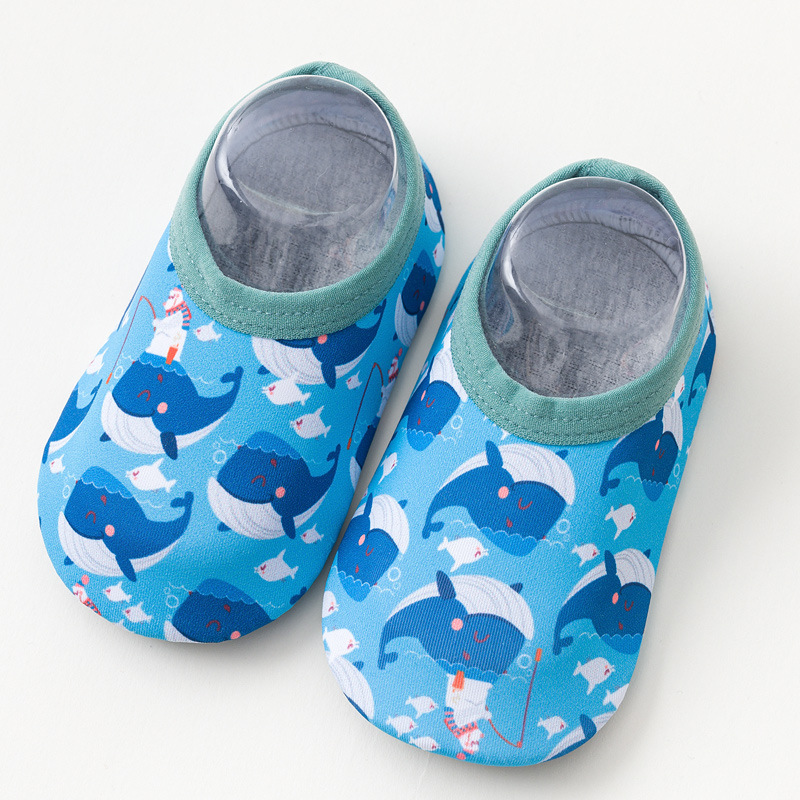 Picture of Spring and Summer Non-Slip Toddler Shoes Baby Floor Shoes Baby Shoes Mesh Type a Three-Year-Old Kidsren's Socks Nylon Boat Socks