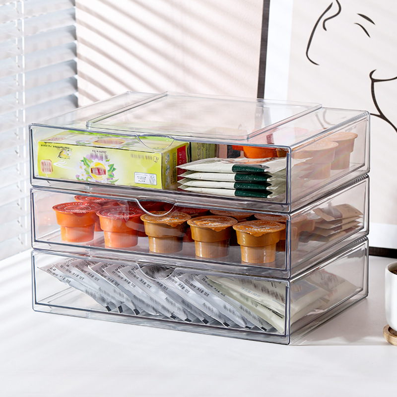 Picture of Multi-layer Medicine Box Drawer-type Transparent Medicine Storage Box Household Pack Large Capacity Medicine Classification Household Cabinet Hierarchical Rack