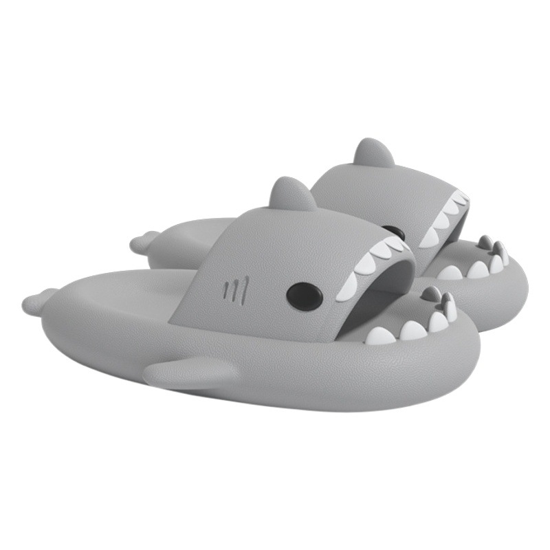 Shark Slippers for Women Summer Couple Home Second Generation Thick-Soled Eva Bathroom Bath Non-Slip Outer Wear Sandals for Men Wholesale
