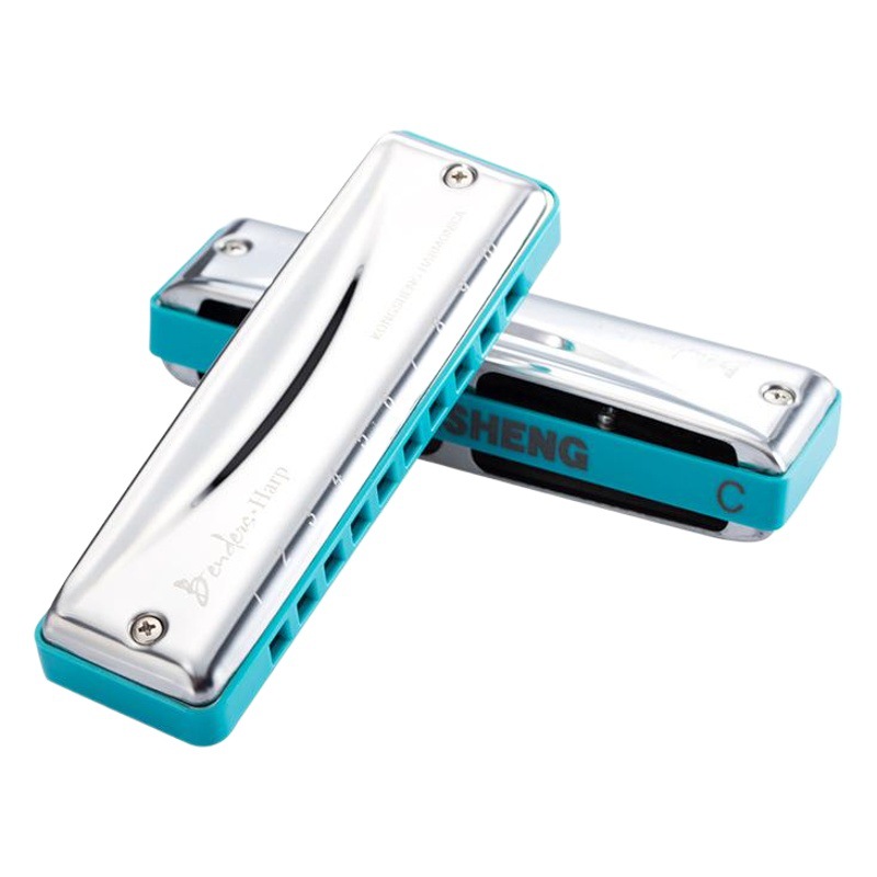 Picture of 10 Hole Blues Harmonica Hole Sound Adult Professional Blues Musical Instrument Beginners Practice Beginners Easy to Learn Harmonica