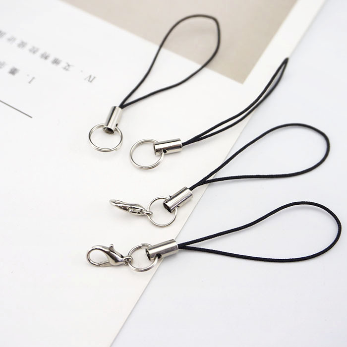 Five Hand accessories material gold mobile phone rope mobile phone short lanyard doll toy 6.5cm small string