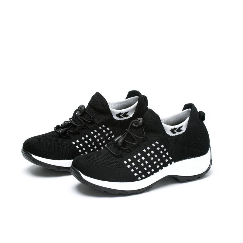 Picture of Cross-Border Hot Style Large Size Women's Shoes Air Cushion Fly Woven Casual Shoes Slip-On Shoes Fashion Rocking Shoes Quanzhou Sports Shoes