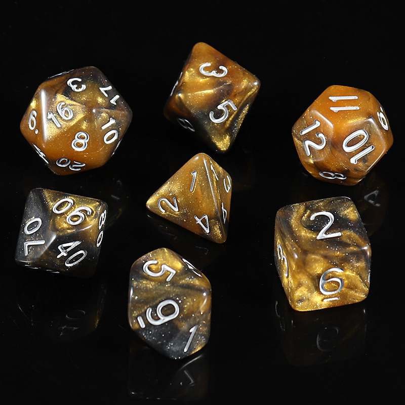 Picture of Star new multi-sided dice digital dice running group table game accessories 4/6/8/10/12/20 sieve props