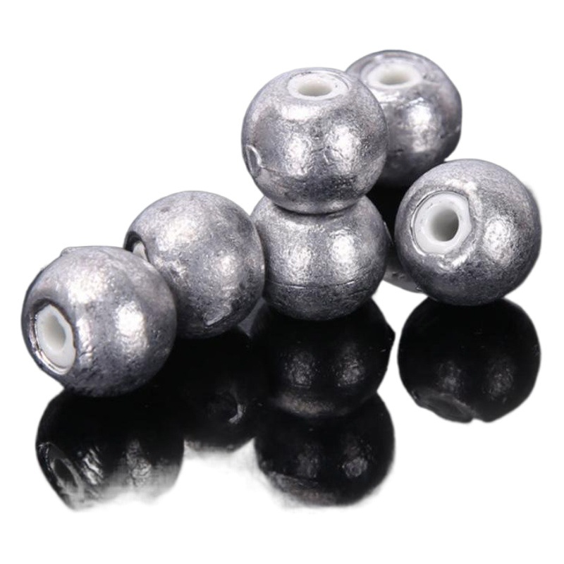 Factory wholesale fishing supplies fishing gear lead pendant heart hollow lead pendant porcelain lead pendant ceramic lead pendant