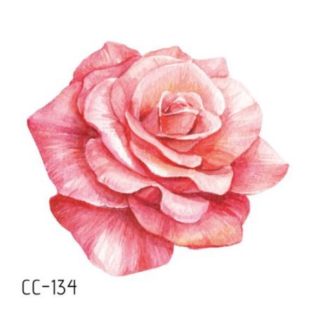 Picture of New waterproof flower tattoo stickers fashion small fresh face stickers fashion Photo Studio Art Stickers