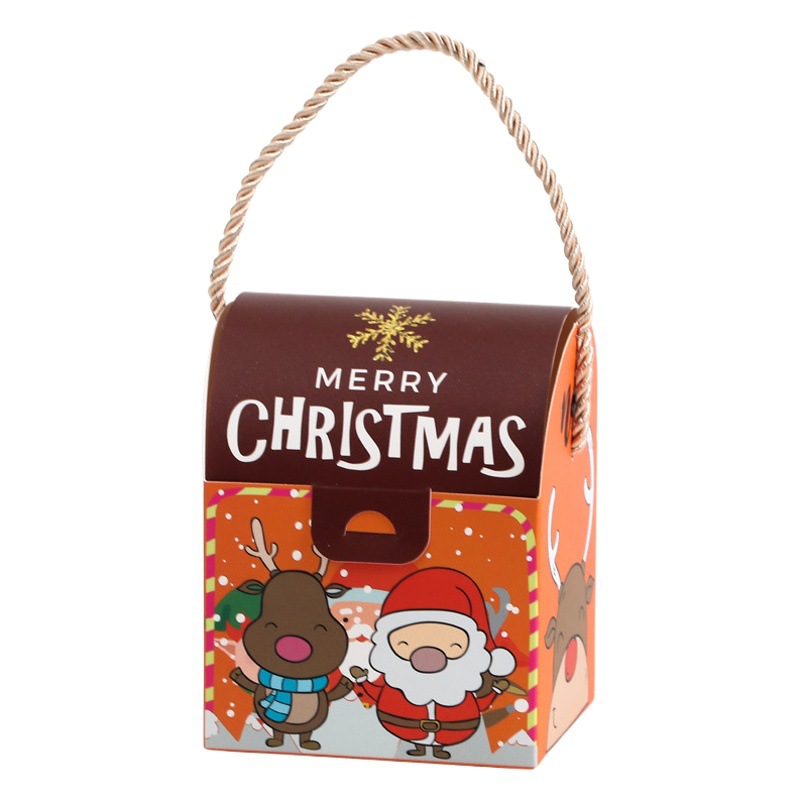 Christmas Eve Apple Box Portable Peace Fruit Paper Box Gift Box Children's Gift Box Candy Christmas Creative Gift Box