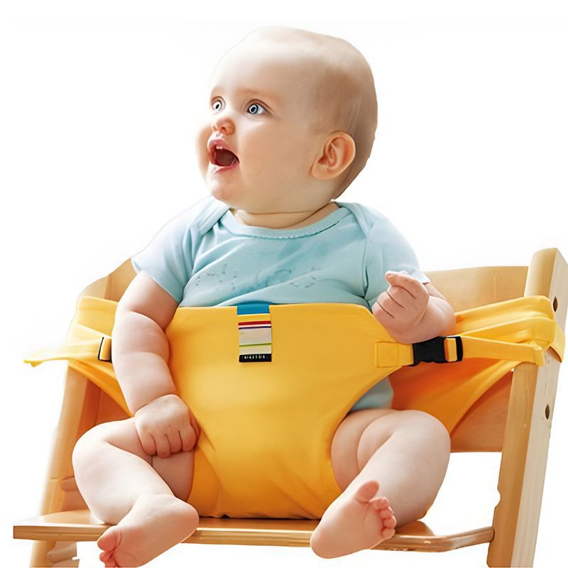 Picture of Baby Dining Chair Safety Belt Portable Kidsren's Universal Fixed Belt Outing Chair Strap Baby Eating Seat Belt