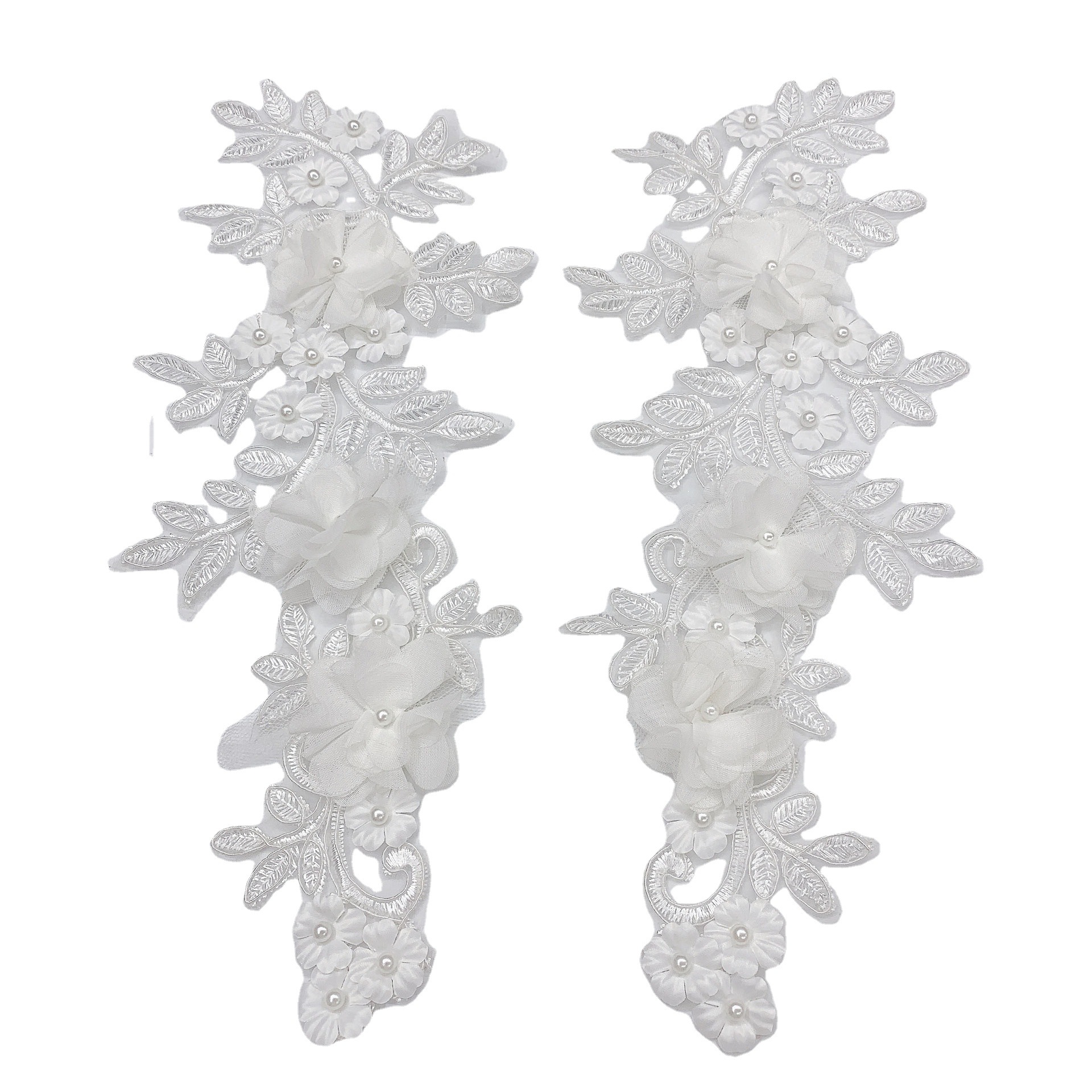 Good things to buy lace beauty feeling explosion clothing embroidery car bone organza beads chiffon machine embroidery flowers