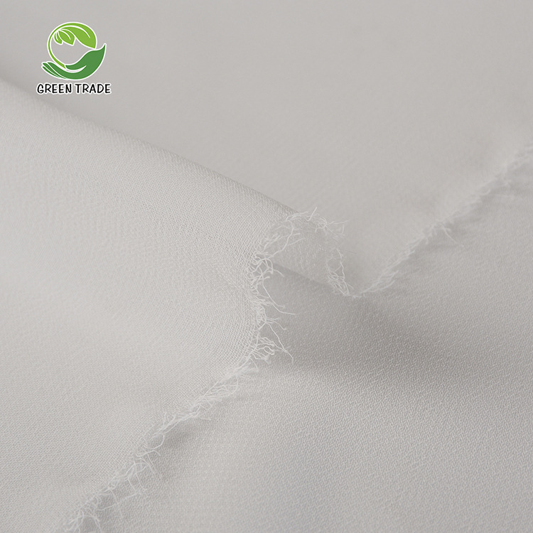 In stock 75D chiffon fabric 2400T24 twisted high density chiffon fabric will not slip silk fashion brand fabric