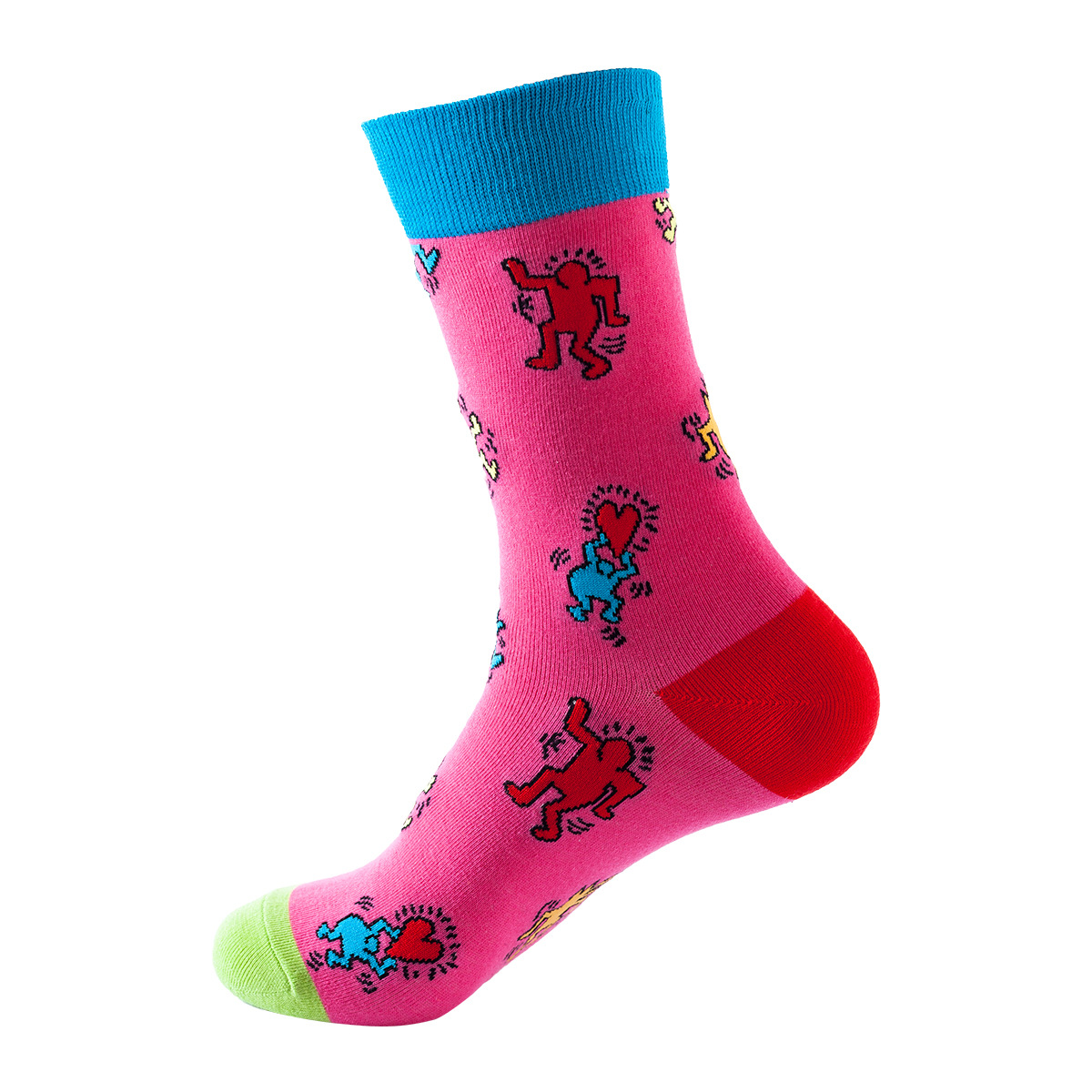 Picture of New Amazon Mid-Calf Socks for Men, Cotton, Women's European and American Ins Style Autumn and Winter Internet Celebrity Trendyy Socks Wholesale