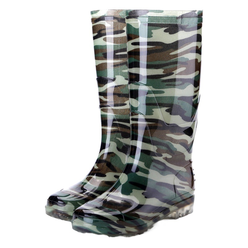 Factory rain boots men's water boots rain boots men's waterproof high mid-calf low-top short overshoes rubber shoes fleece-lined water boots