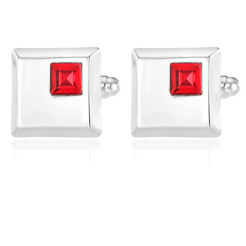 Picture of Cross-border Amazon eaby hot selling European and American fashion men's French shirt personalized diamond cufflinks accessories