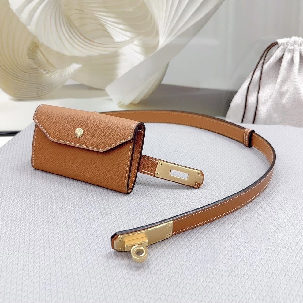 Belt Decorated Versatile Coat with Dress Trouser Belt First Layer Cowhide Belt Women's Genuine Leather Adjustable H Waist Bag