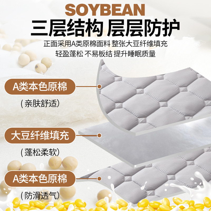 Picture of Summer Mattress Cushion Home Bedroom Cushion Mattress Protective Cushion for Students Single Mattress Hotel Protective Cushion