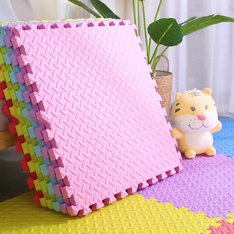 Picture of Spliced Floor Mat Baby Crawling Mat Kidsren's Crawling Foam Mat Anti-Fall Floor Bedroom Thickeneded Mat Home