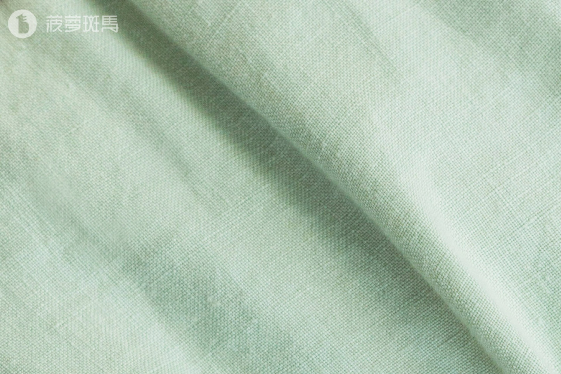 Light Green Linen Fabric, French Linen Yarn-dyed Fabric, Sand-washed Linen, Enzyme Washed Linen Yarn-dyed Fabric