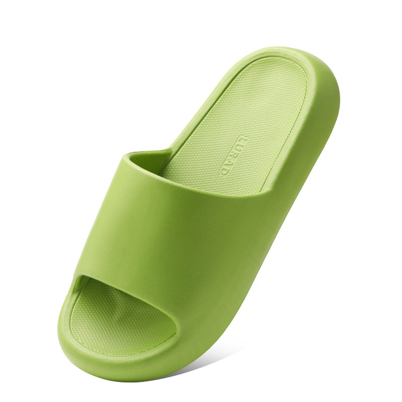 Picture of Slippers home summer non-slip bathroom bath wear-resistant solid color shit feeling Fashion couple EVA slippers wholesale