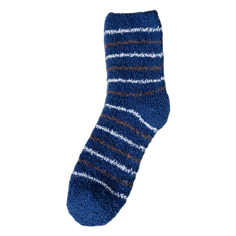 Coral velvet fur socks men's warm padded velvet winter floor socks in tube socks towel socks wholesale