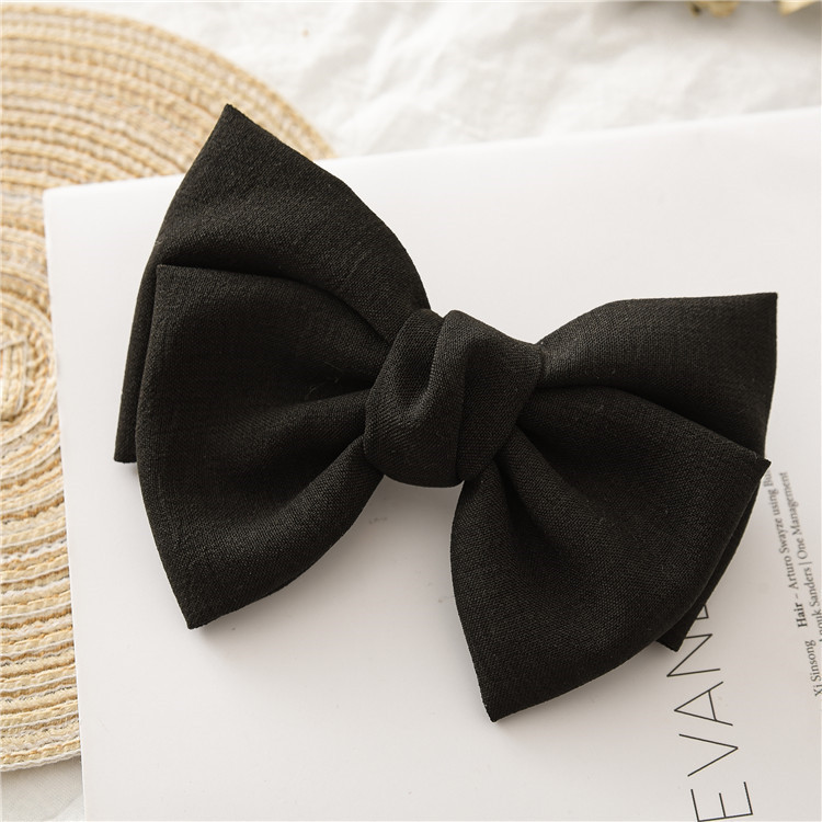 Picture of Headwear New Hairpin Knotted Bow Hairpin Women's Fabric Spring Clip Hairpin Wholesale Ready-Made Accessories