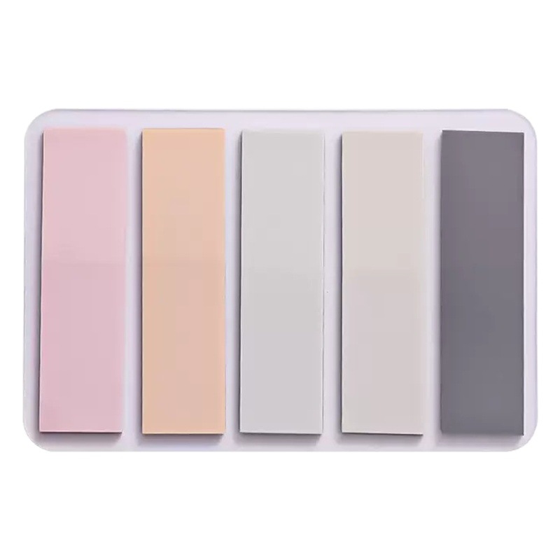 Morandi Color Post-it Label Sticker Cute Girl's Fresh Notes Creative Notes Indication Fluorescent Marker