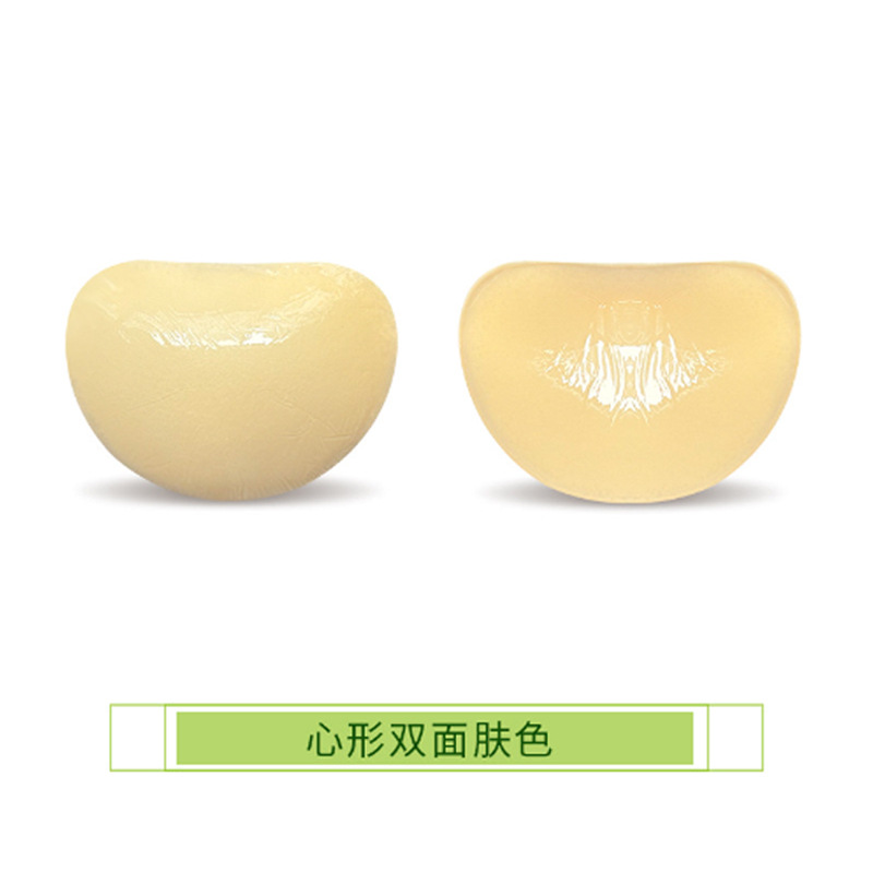 Picture of Triangle Silicone Chest Patch Women's Push-up Self-adhesive Chest Pad Invisible Thickened Sponge Pad Swimwear Bikini Underwear Insert