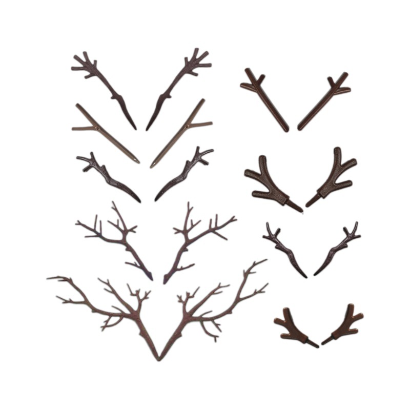 Various Model Styles of Plastic Antlers, Branches, Christmas Snowman Crafts, DIY Accessories, Pendants, Simulated Branches