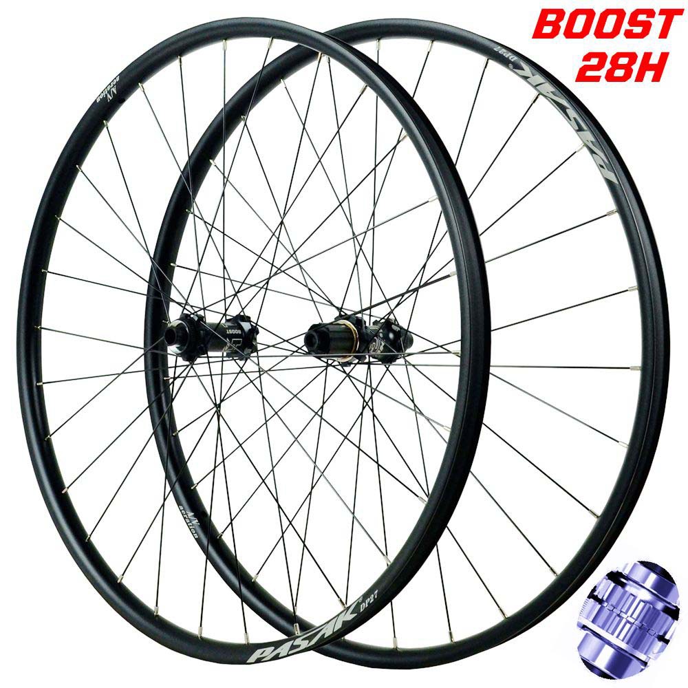 Bicycle Straight Pull Wheel Set BOOST Barrel Shaft 110 148 Wide Circle Wheel HG MSXD Planetary Ratchet 54T Middle Lock