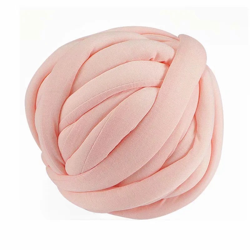 Picture of Heart-filled cotton coarse cotton fabric thread hand-woven blanket bag cat nest wool core-spun yarn thread machine-washed OHHIO new style