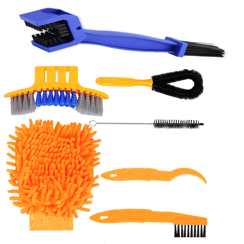 Bicycle Chain Washer Cleaner Set Chain Box Mountain Bike Accessories Maintenance Tool Cleaning Large Brush