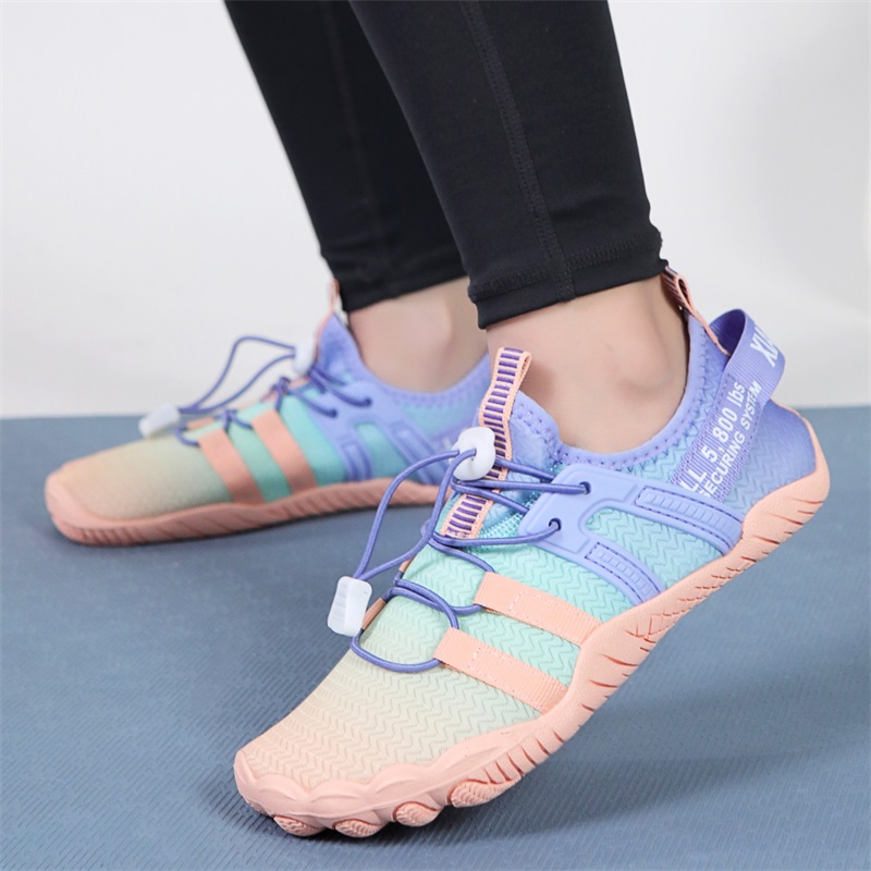 Indoor Fitness Shoes Men and Women Treadmill Shoes Rope Skipping Shoes Shock Absorbing Yoga Shoes Women's Training Shoes sneaker