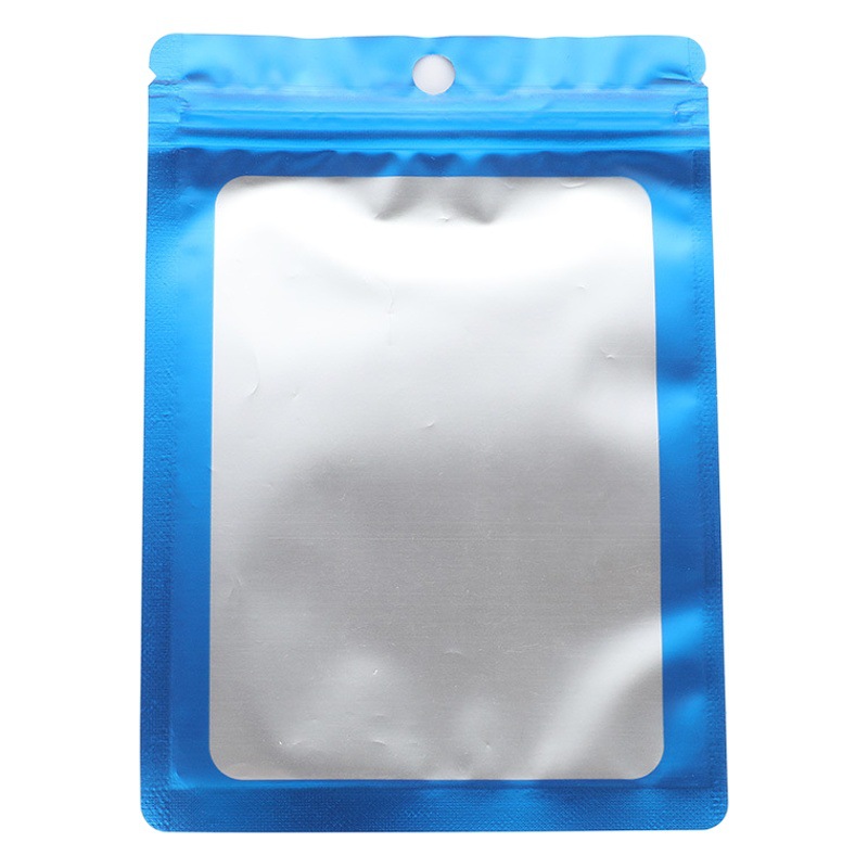 Jewelry hardware accessories ziplock bag macaron color thickened color storage sealed pocket makeup brush packaging bag