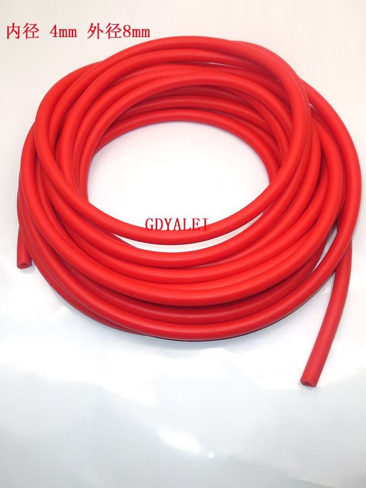 4080 slingshot latex tube 4*8mm slingshot rubber band fish rubber band high elastic wear-resistant tension rope
