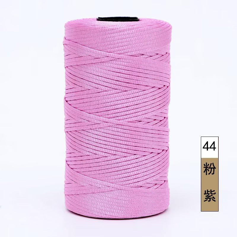 Picture of Spring and Summer peony hand bag crocheted material package ice hemp thread