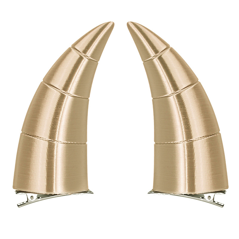 Picture of cosplay Universal Black Devil Horn Horn Halloween Headwear Accessories Props Cos Anime Hairpin 3D Headwear