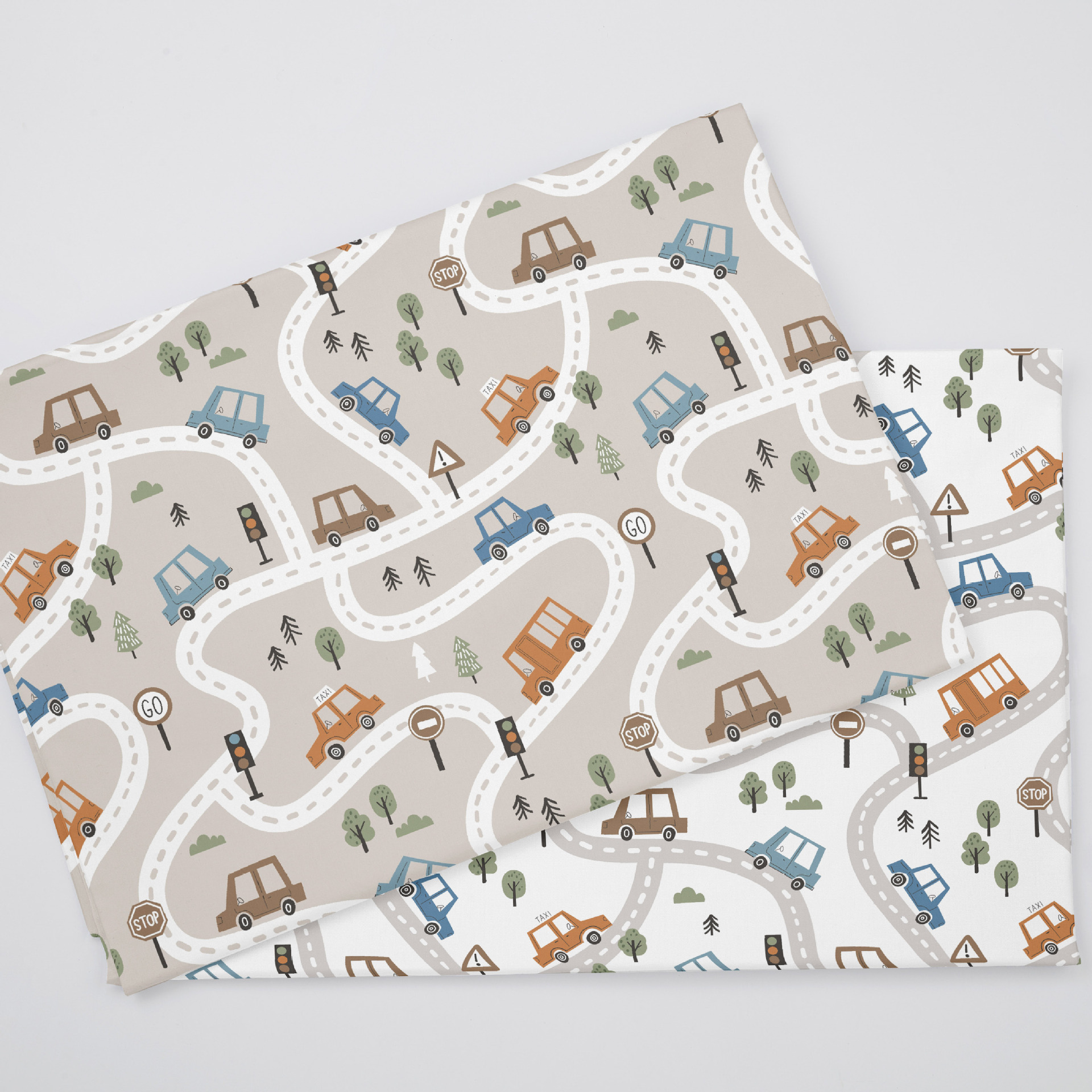 Wholesale Supply 133*72 Twill Printed Fabric Bow Cartoon Print 40-Count Cotton Fabric 1.6m Width
