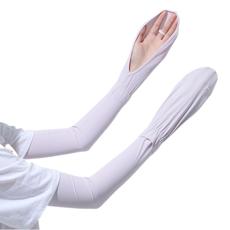 Ice Sleeves for Women, Sun Protection Gloves, Uv Protection, Thin Summer Ice Silk Arm Protectors, Cool Long Sleeves for Driving, Women's Style