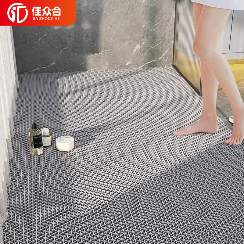 S Mat Door Mat Bathroom Non-Slip Anti-Fall Plastic Mat Bathroom Waterproof Floor Mat Pvc Cut Out Home Kitchen Foot Mat