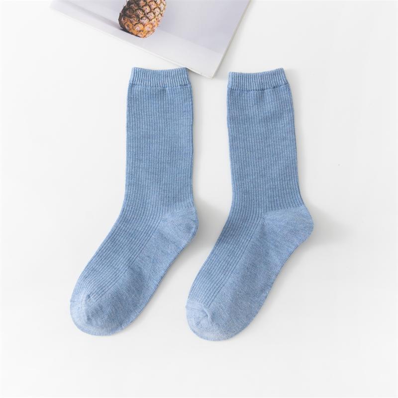 Picture of Spring and summer women's socks solid color dopamine color tube socks Zhuji pile socks ladies candy color socks cotton socks