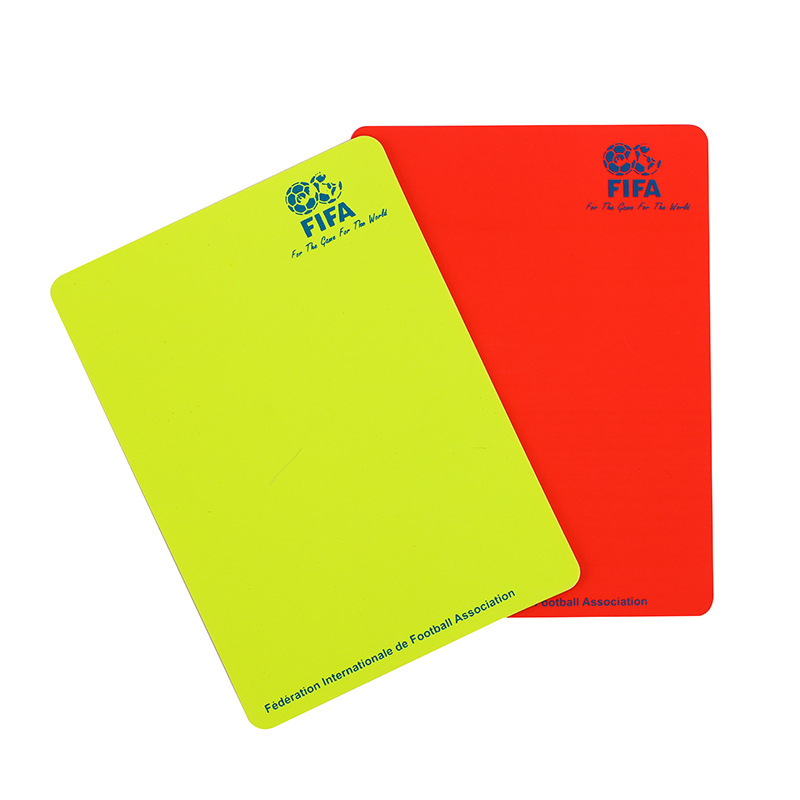 Picture of Wholesale football referee red and yellow card folding red and yellow card referee red and yellow card Football Special Game red and yellow card