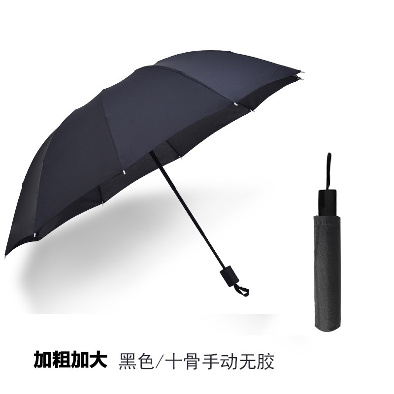 Picture of Umbrella Extra Large Umbrella Large Folding Solid Umbrella Women's Dual-Use Sunscreen Umbrella Sun Umbrella Advertising Umbrella