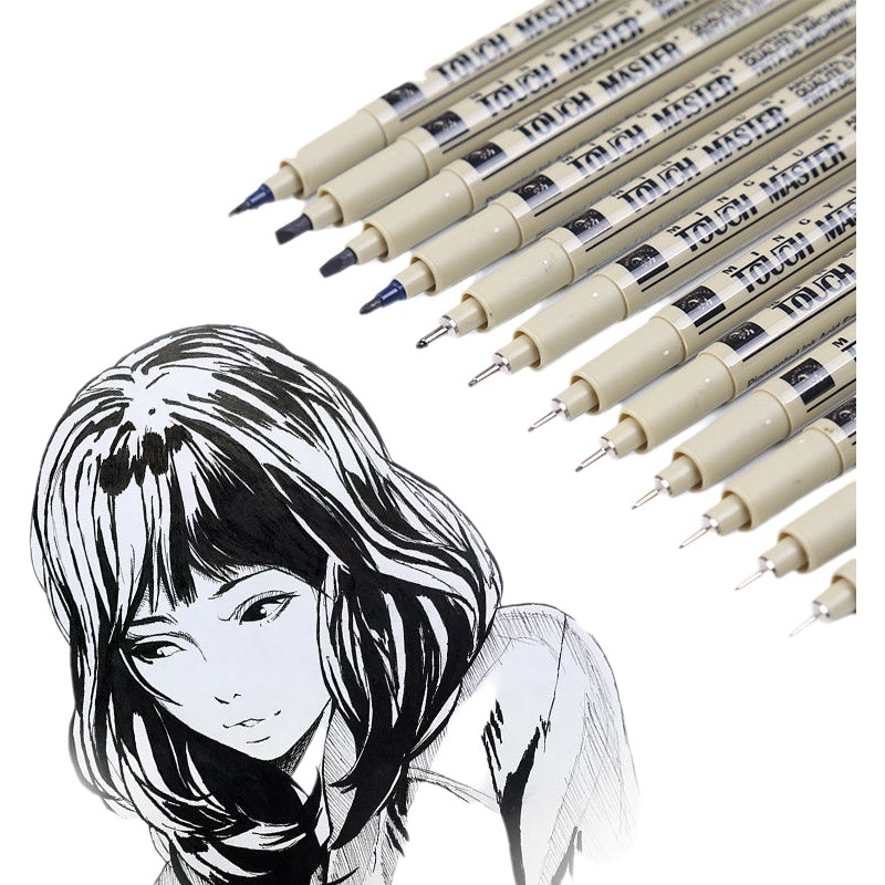 touch student drawing drawing drawing edge needle pen painting special writing multi-model hook line drawing edge black pen