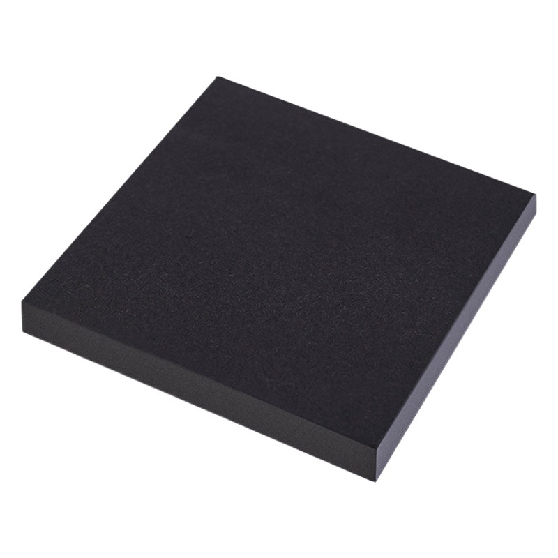 Simple Solid Color Post-it Notes Student Creative Girl's Heart Message Notes Memo Black N-time Stationery
