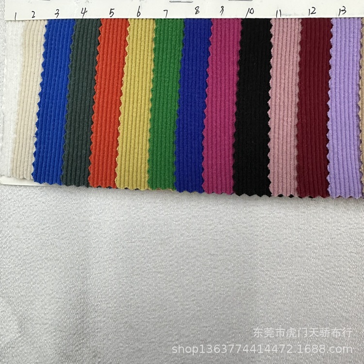 Spot supply of knitted sanding pit 280 grams of imitation cotton sanding Pit 2*2 double-sided sanding cool silk cotton pit