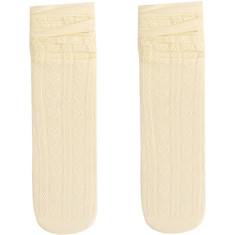 Japanese Style JK Foot Socks for Women Instagram Fashionable Summer Thin Stockings Love Lace Lolita Sexy Net Stockings for Women