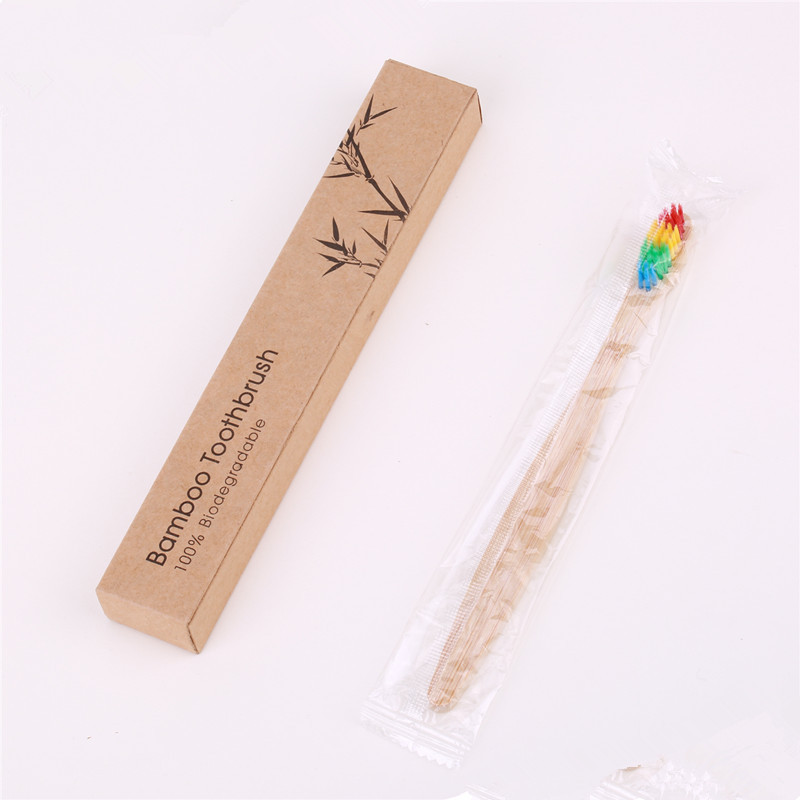 Picture of Cross-border Travel Homestay Hotel Non-disposable Toothbrush Bamboo Charcoal Bamboo Fiber Soft Hair Adult Bamboo Toothbrush Customization