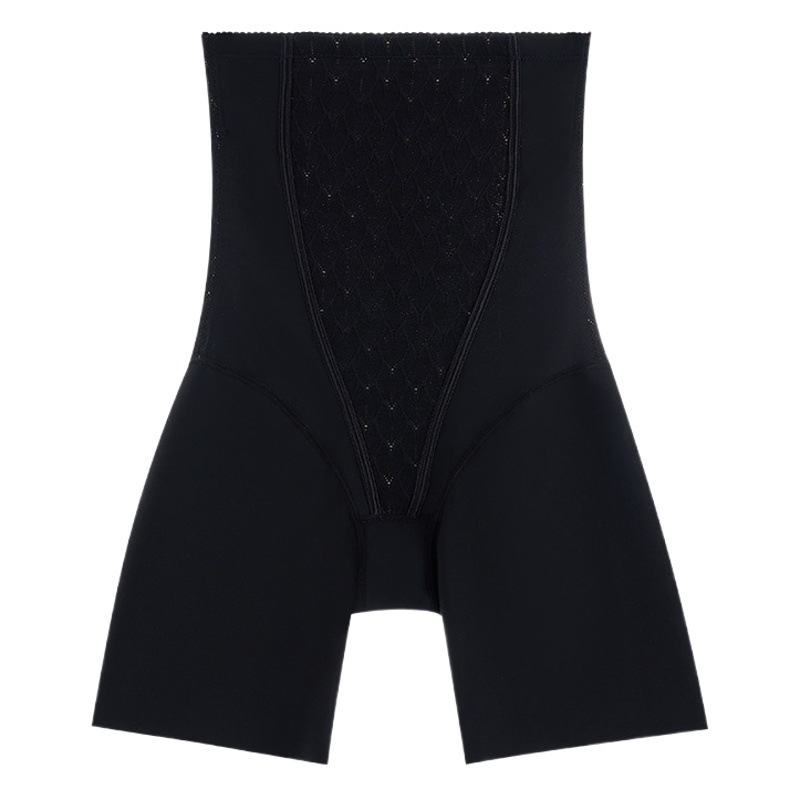 Mermaid chic style high waist belly shaping pants postpartum body shaping pants thin breathable mesh boxer safety pants for women