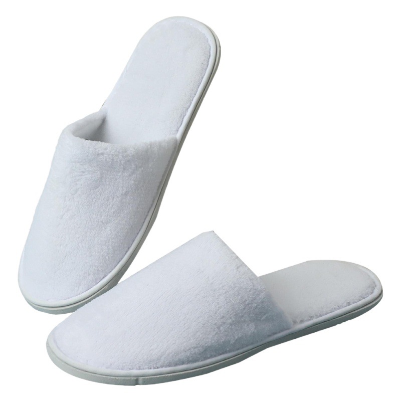 Hotel disposable slippers B & B hotel Inn coral velvet guest slippers comfortable and soft support wholesale