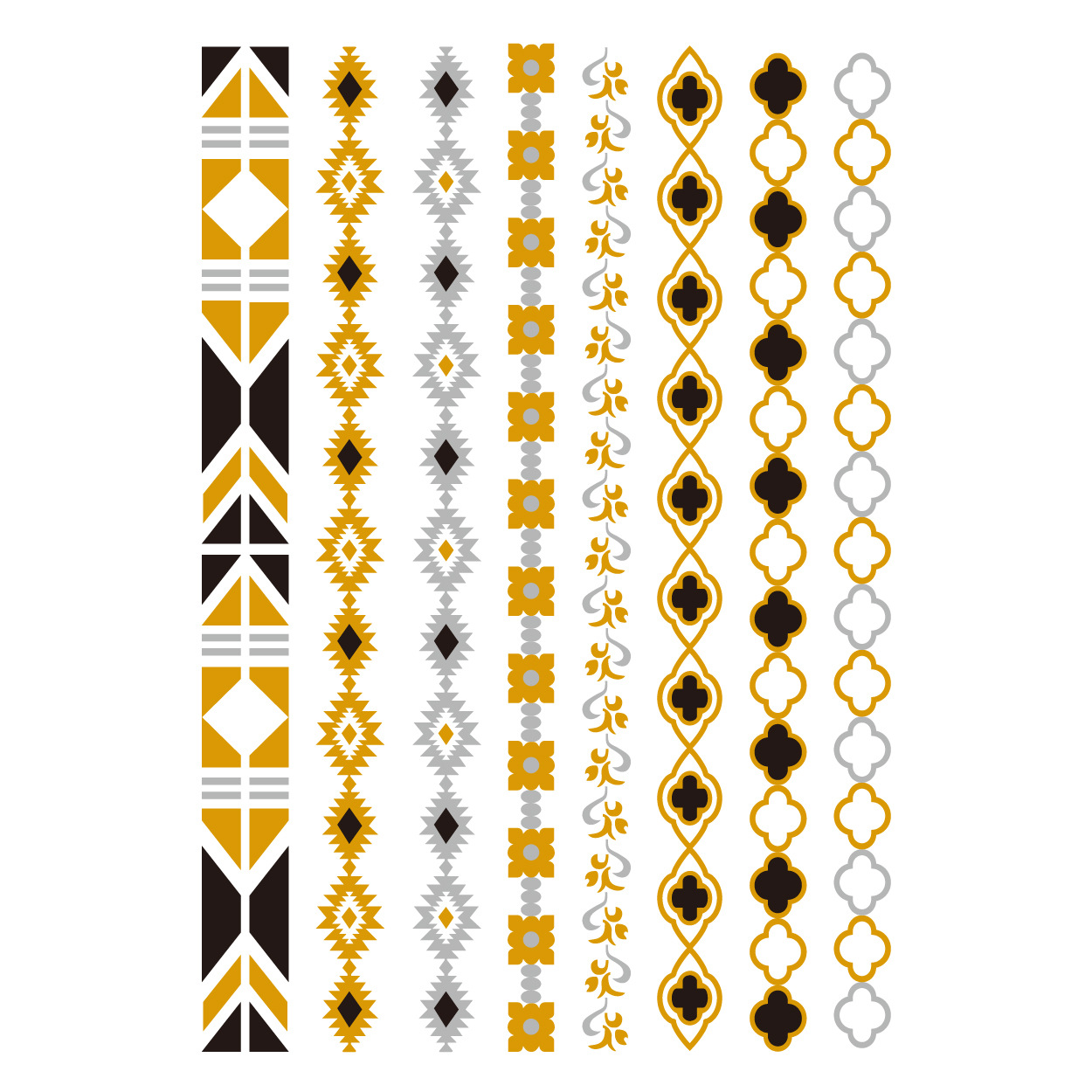 Picture of Bronzing tattoo stickers manufacturers in stock wholesale waterproof tattoo stickers fashion tattoo stickers