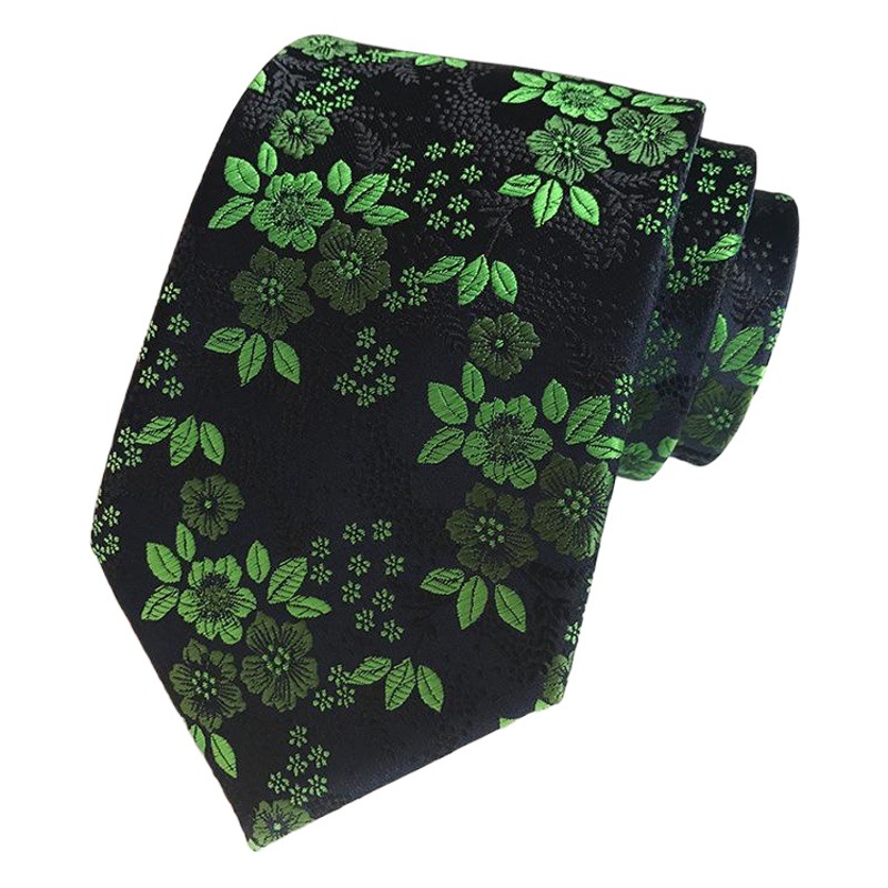 Picture of Tie men's in stock supply color polyester jacquard fabric source manufacturers wholesale