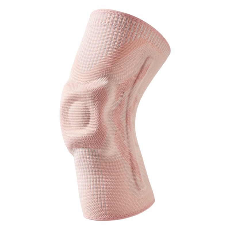 Sports Knee Pad Women's Badminton Leg Pad Spring Support Running Rope Skipping Squat Meniscus Silicone Knee Joint Set